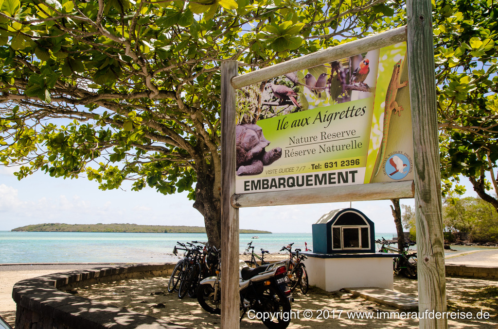Landungssteg Ile aux Aigrettes Mauritius - www.immeraufderreise.de