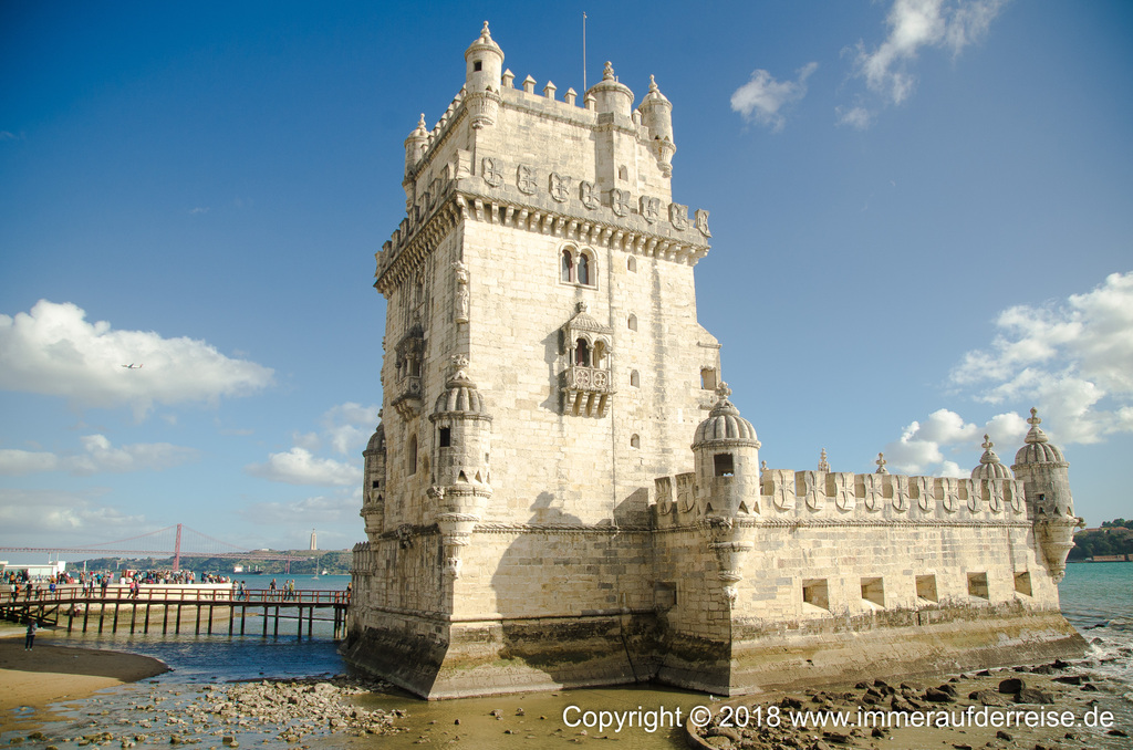 Das Torre de Belém - Das Tor nach Betlehem in Lissabon